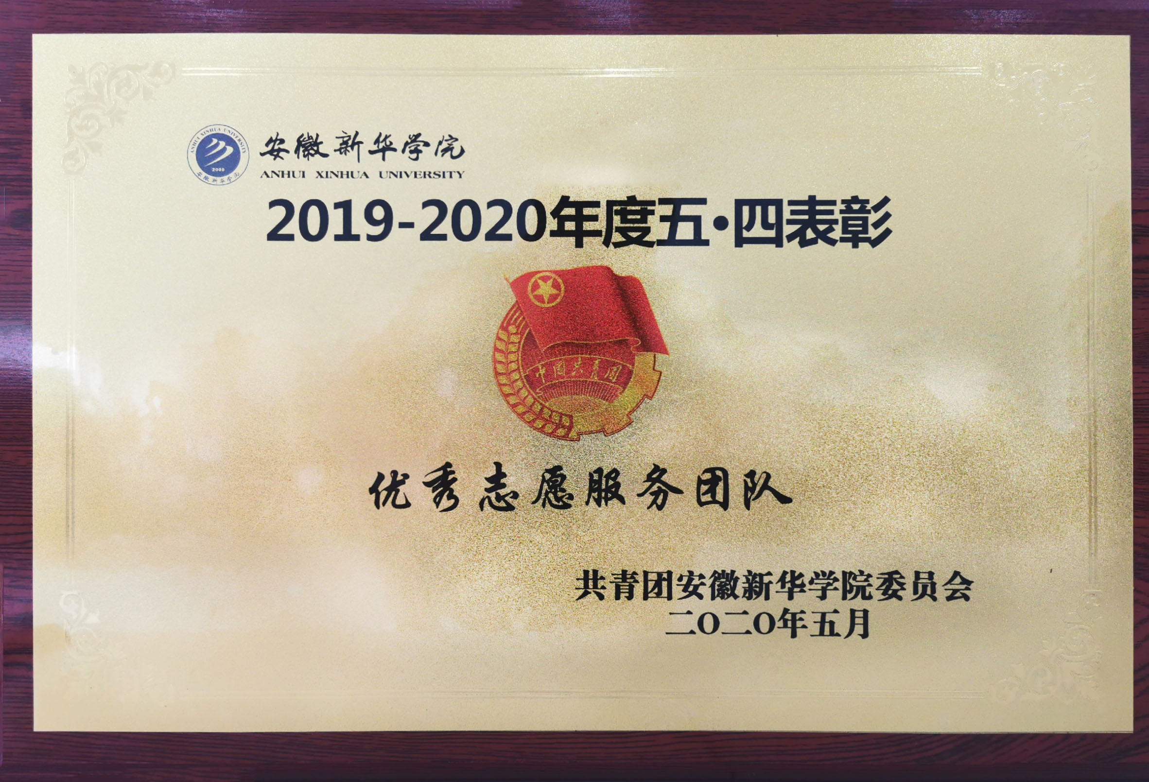 2019-2020年度五·四表彰优秀志愿服务团队